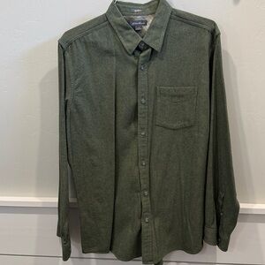 Eddie Bauer Olive Long Sleeve Shirt